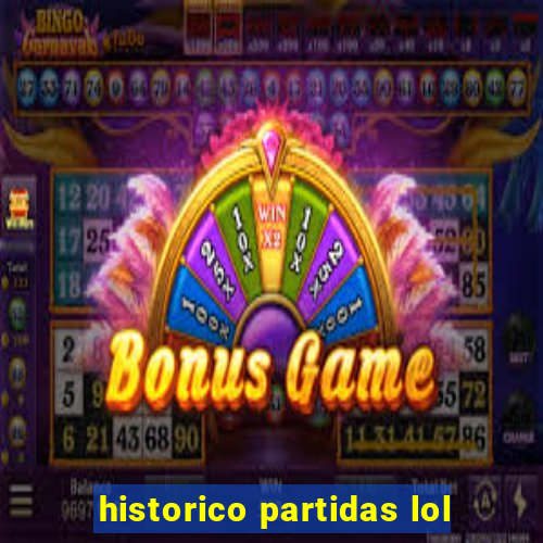 historico partidas lol